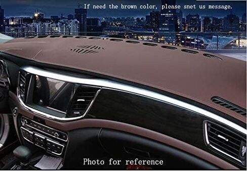 KAITIAN Leather Dash Cover Dashboard Cover Dash Mat Dash Carpet Non-Slip Compatible for Hyundai Palisade 2020 2021 2022 2023 2024 2025 2026 Dash Cover Mat in Saudi Arabia