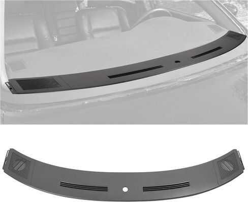 Dashboard Cover Compatible with 2005-2007 Dodge Magnum Charger Defrost Vents Upper Dash Pad ABS Plastic Textured Dark Gray in Kuwait
