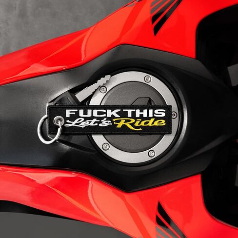 MotoLoot Keychain for Motorcycles, Scooters, Cars and Gifts (Fuck This Let's Ride) in Kuwait