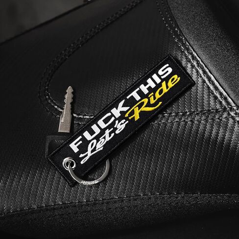 MotoLoot Keychain for Motorcycles, Scooters, Cars and Gifts (Fuck This Let's Ride) in Kuwait