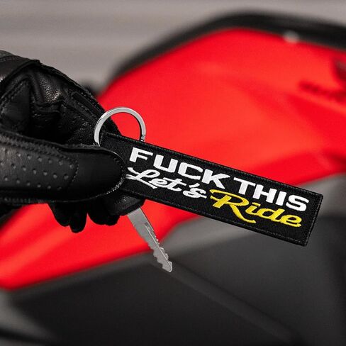 MotoLoot Keychain for Motorcycles, Scooters, Cars and Gifts (Fuck This Let's Ride) in Kuwait