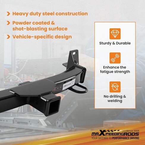 maXpeedingrods Front Trailer Hitch Kit, 2 inch Receiver, Class 3 Tow Hitch for Toyota Tacoma 2016-2023 in Kuwait