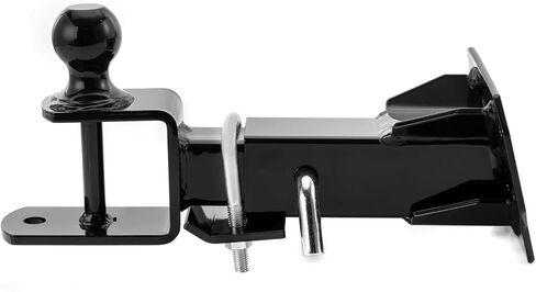 No Drilling 2 Inch Front Hitch Receiver Ball Mount Kit Compatible with Polaris Ranger Crew XP 1000 15-25, UTV Trailer Towing Hitch with 5/8" Lock Pin Tightener Accessories Fit Bobcat 3600 in Saudi Arabia
