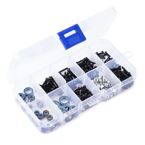 Ascent-18 RC Screw Kit Screws Assortment Set Bushings Bearings Screws 251pcs Kit Bushings Bearings Screws Kit for Redcat Ascent-18 1/18 RC Crawler Car Upgrade Parts in Kuwait
