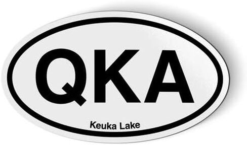 QKA Keuka Lake Oval - Car Magnet - 5" in Kuwait