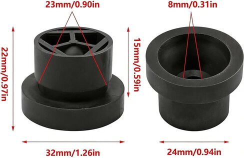 4 Pack Engine Cover Bumpers Replacement Engine Cover Rubber Grommet Mount Insulator Plug Pads for Ford Focus Kuga Mondeo Galaxy Chevrolet Captiva Jeep Wrangler 3.6L Grand Cherokee Suzuki SX4 in Saudi Arabia