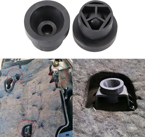 4 Pack Engine Cover Bumpers Replacement Engine Cover Rubber Grommet Mount Insulator Plug Pads for Ford Focus Kuga Mondeo Galaxy Chevrolet Captiva Jeep Wrangler 3.6L Grand Cherokee Suzuki SX4 in Saudi Arabia