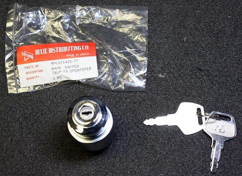 Superior Dixie 71425-77 3 Position Chrome Ignition Main Switch Harley Davidson in Saudi Arabia