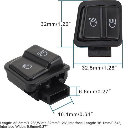 GOOFIT Lighting Dimmer Switch for 50cc 70cc 90cc 110cc 125cc 150cc Motorcycle Bike Scooter Dirt Bike in Kuwait