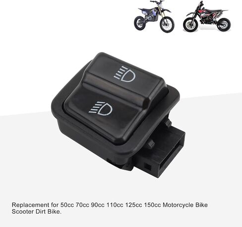 GOOFIT Lighting Dimmer Switch for 50cc 70cc 90cc 110cc 125cc 150cc Motorcycle Bike Scooter Dirt Bike in Kuwait