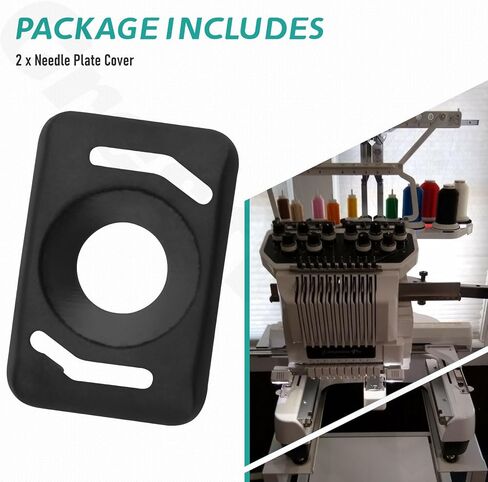 2 Pack Needle Plate Cover Replace XC6499151 Compatible with Bro-Ther & Baby-Lock PR600, PR1055X, PR680E, PR1000E, BMP Embroidery Machines in Saudi Arabia