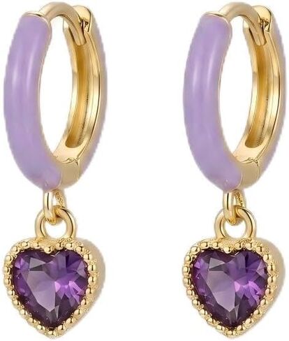 High-Carbon Diamond Hoop Earrings for Women Sterling Silver Cuff Earrings Drop Huggie Stud Halo Earrings with 18K in Kuwait