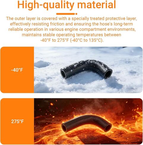 20338 Premium Molded Coolant Hose,Molded Lower Radiator Hose,for 2001 Ranger 2.3L and 2002 F-150 4.6L V8 90 Degree Elbow,Fit Upper, Lower, Bypass, Heater And Other Coolant in Saudi Arabia