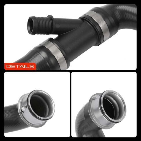 A-Premium Lower Radiator Coolant Hose Compatible with Mercedes-Benz W204 Series C300 2013, C350 2012-2013, W212 Series E350 2012-2013, X204 Series GLK350 2013, 3.5L in Kuwait