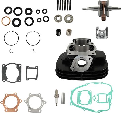 Engine Cylinder Piston Crank Seal Gasket Top End Repair Kit Replacement for Yamaha Blaster 200 YFS200 1988-2006 Replacement for 2XJ-11311-02-00 in Kuwait