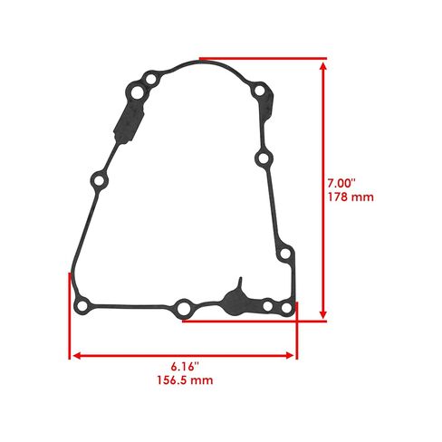 Caltric Stator Cover Gasket Compatible with Yamaha YZ450F YZ 450F YZ450 F YZ 450 F 2006 2007 2008 2009 in Kuwait