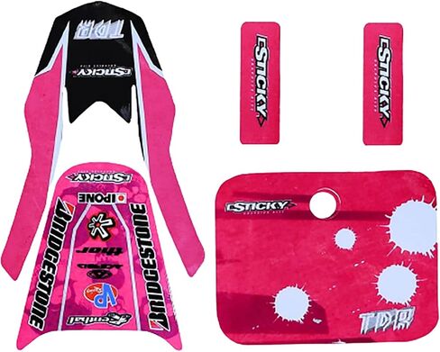 Pink Decals Graphics Fairing Stickers Kit for CRF50 XR50 50cc 70cc 110cc in Saudi Arabia