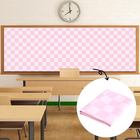 120x47 in Bulletin Board Fabric Background Back to School Classroom Decoration Large Polyester Photography Backdrop for Class Home Office Wall Decor Pillows Curtains Crafts Composition Notebook in Kuwait