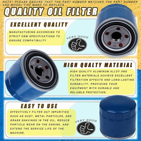 1PCS 26300-35505 Engine Oil Filters Fits for Hyundai Elantra Santa Tucson Fe Kia 1997-2023 Sportage Forte Seltos Efficient Filtration, Anti-Leak (1) in Saudi Arabia