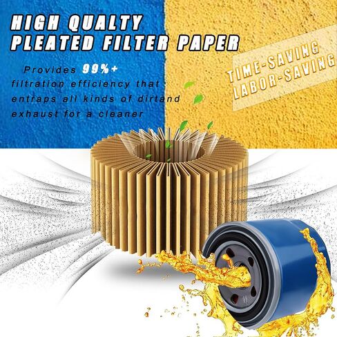 1PCS 26300-35505 Engine Oil Filters Fits for Hyundai Elantra Santa Tucson Fe Kia 1997-2023 Sportage Forte Seltos Efficient Filtration, Anti-Leak (1) in Saudi Arabia