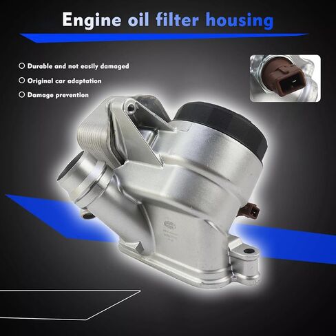 MUNIK 11428637812 Oil Filter Housing Cap Assembly Compatible with BMW 1 2 3 4 5 6 7 M3 M4 X1 X3 X4 X5 X6 Z4 series 2000-2019 Replace# 11427516383 11427525333 11428637812 11428642289 11428683206 in Kuwait