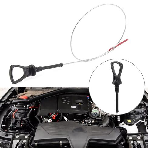 مقياس زيت المحرك متوافق مع BMW لـ 1 3 Series F20 F21 F30 F31 2011 2012 2013 2014 2015 2016 2017 2018 2019 11437600470 708 مم مقياس مستوى زيت محرك السيارة in Kuwait