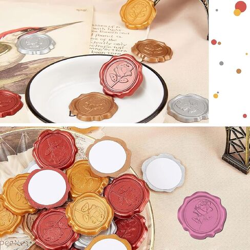 CRASPIRE 100Pcs Letter K Wax Seal Sticker Alphabet Silver Vintage Initial Sealing Label Decal Self Adhesive Seal Stickers for Gift Wrapping Wedding Birthday Cards Making Christmas Invitations Envelope in Kuwait