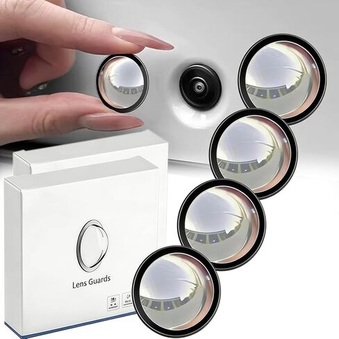 Car Camera Lens Protector, 2026 New Car Backup Camera Protective Sticker, Clear High-Transparency Design, Anti-Rain Car Reversing Cameras Protection, Simple Adhesive Installation (2PCS) in Kuwait