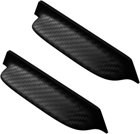 Osilly 2PCS Car Backup Camera Rain Shield, Carbon Fiber Vehicle Reverse Camera Anti-Rain Cover, Auto Rear Backup Lens Waterproof Shield Protector, Universal for Most Vehicles (Black) in Kuwait