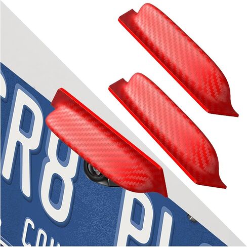 Osilly 2PCS Car Backup Camera Rain Shield, Carbon Fiber Vehicle Reverse Camera Anti-Rain Cover, Auto Rear Backup Lens Waterproof Shield Protector, Universal for Most Vehicles (Black) in Kuwait