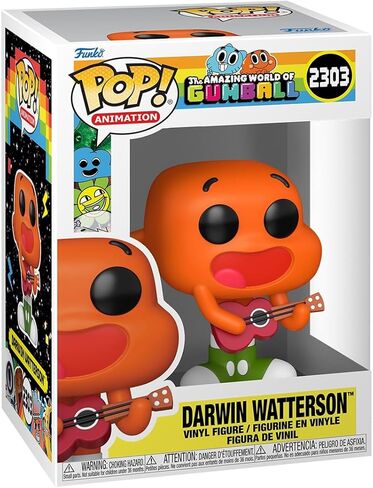 Funko Pop! Animation: The Amazing World of Gumball - Darwin Watterson - Collectable Vinyl Figure - Gift Idea - Official Merchandise - Toys for Kids & Adults - Cartoon Fans in Kuwait