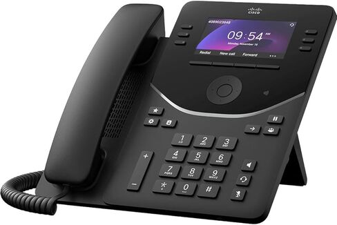 Cisco DP-9851 IP Phone - Corded - Corded - Desktop - Carbon Black - 6 x Total Line - VoIP - 3.7" LCD - 2 x Network (RJ-45) - PoE Ports (Renewed) in Kuwait