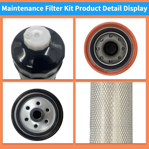 Maintenance Filter Kit Compatible with Kioti CK3510 HST CK4010 HST Compact Tractor, Oil & Fuel & Air & Hydraulic Oil & HST Filter, Replace #E6201-32443 F6800-16411 E7230-11081 HHTA0-37710 T5855-46531 in Saudi Arabia