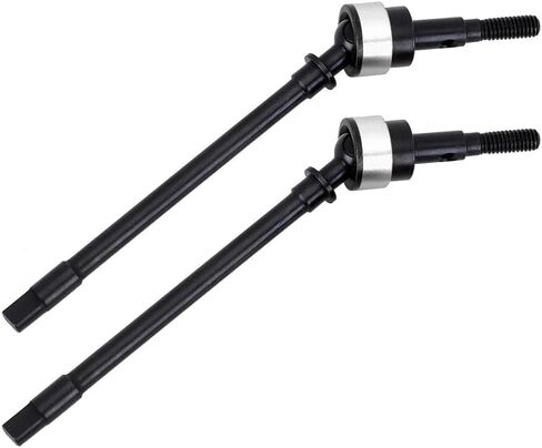 2PCS Hard Steel Front & Rear Axle CVD Drive Shaft Dogbone for 1/10 RC Crawler Axial SCX10 Upgrade Option Parts(Rear) in Kuwait