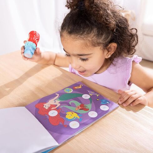 Melissa & Doug Sticker Wow!™ Disney Princess Ariel Bundle: 24-Page Activity Book, Refillable Sticker Stamper, Mini Pad, 500 Stickers, Arts and Crafts for Kids Ages 3+ in Saudi Arabia