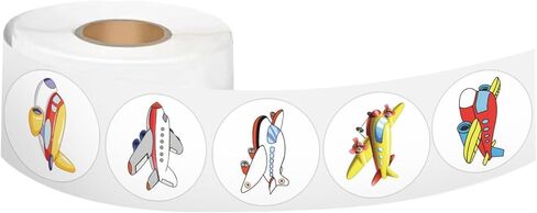 500Pcs Cartoon Train Stickers Roll Waterproof Cute Train Stickers for Water Bottles Laptop Scrapbook Kids Birthday Party School Reward Giveaways in Saudi Arabia