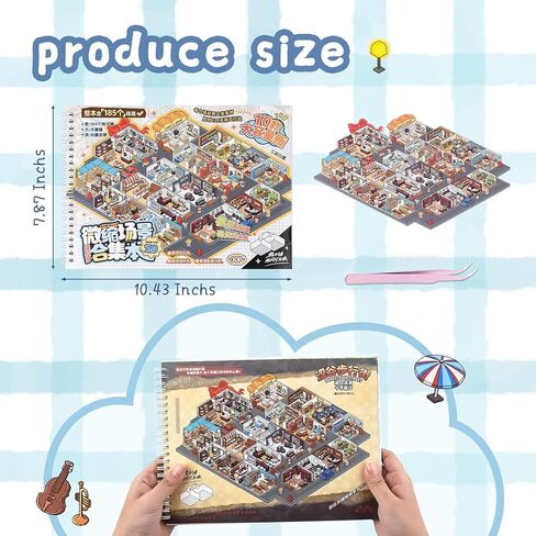 10Pcs Big Size 3D Sticker Scenes Book DIY Make Your Own Scene House Stickers Therapy for Adults Relief Stress Pass The Time in Saudi Arabia