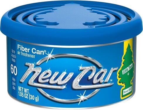 Little Trees Fiber CAN, New Car Scent (Pack of 2) in Saudi Arabia