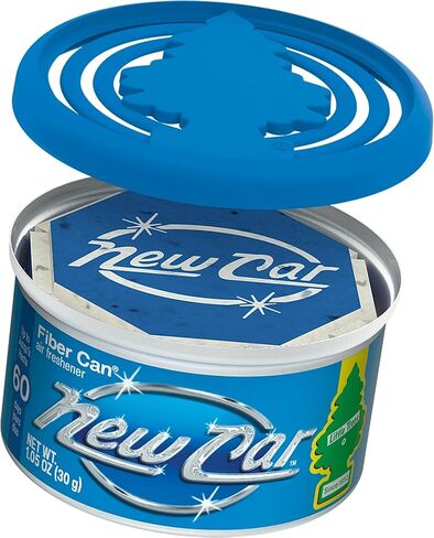 Little Trees Fiber CAN, New Car Scent (Pack of 2) in Saudi Arabia