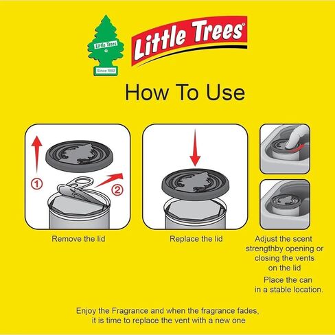 Little Trees Fiber CAN, New Car Scent (Pack of 2) in Saudi Arabia