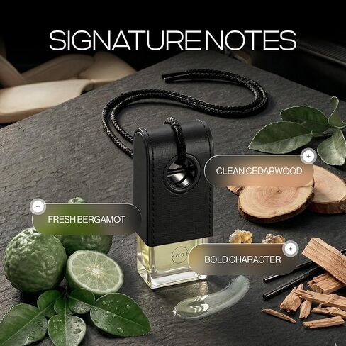 Car Diffuser Luxury Car Fragrance & Air Freshener, Pre-Filled No Refill, Lasts Up to 12 Months, Adjustable Vent Clip & Hanging Design (Velocity) in Kuwait