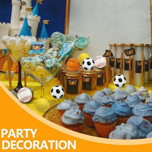Mini Sports Balls 2.0 inch for Kids Small Foam Balls for Toddlers Baby with Soccer Ball,Basketballs,Tennis ,Baseballs Foam Stress Balls Party Favor Outdoor Play Toy Gift. (12 Mix Balls) in Saudi Arabia