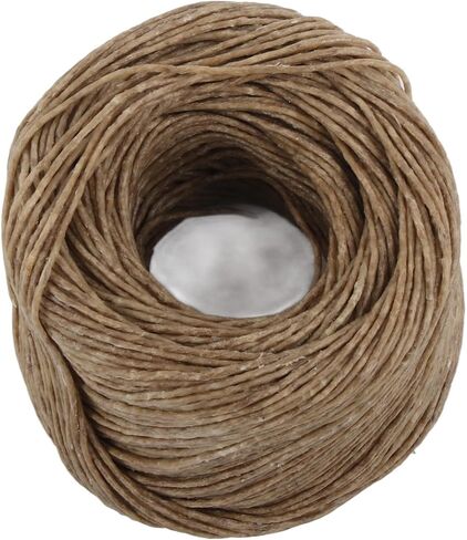 Beeswax Candle Wick, Organic Hemp Wick with Edible Beeswax, Slow Burning for Paraffin and Stearic, 200ft Length(Dark Color) in Kuwait