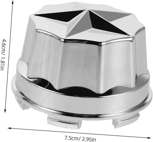 5pcs Car Wheel Nut Caps with 42mm Central Hole, Plastic High Strength Material, Quick Installation Protective Covers for Car Wheel Nuts and Trailer, for Outdoor Adventures in Kuwait