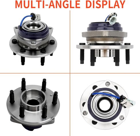 512243 Rear Left/Right Wheel Hub & Bearing Assembly for Cadillac CTS 2004-2007, 2005-2011 Cadillac STS, 2004-2009 Cadillac SRX; 5 Lugs w/ABS in Kuwait