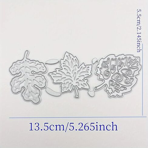Leaf Decoration Metal Cutting Dies Stencils Die Cut for DIY Scrapbooking Album Paper Card Embossing in Kuwait