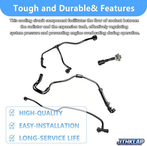 8W0121081BL Coolant Radiator Reservoir Overflow Hose Compatible with 2016-2025 Audi A4 A5 S4 S5 Quattro 1.4L 2.0L - Replace 8W0121081BK 8W0121081AN 06L121081K in Saudi Arabia