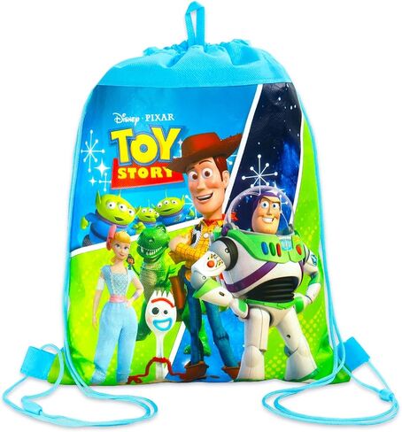 Disney Toy Story Party Favor Bags Set - Bundle with 12 Drawstring Bags for Kids Plus Stickers, More | Toy Story Birthday Party Supplies Pack in Kuwait