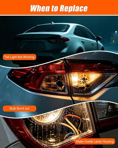 Rear Lamp LED Tail Light Fit for Toyota Corolla Highlander 2020-2022 Back Up Bulb Replace 8158A-0D610 8158A0D610 in Kuwait