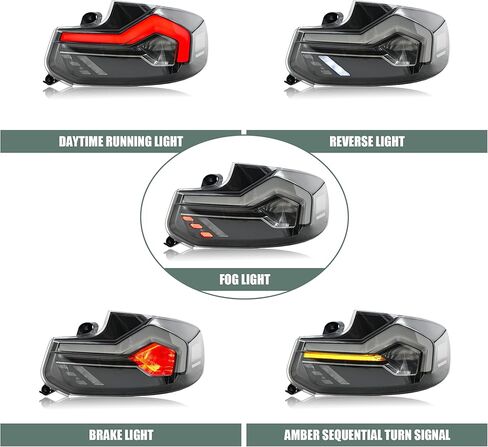 letsdate Tinted Taillights Compatible with 1st Gen Bimmer 2 Series F22 F23 M2 F87 2014-2021 Coupe/Convertible w/Dynamic Animation w/Amber Sequential Turn Signal, No Need Bulbs White Smoked in Saudi Arabia
